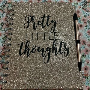 Claire’s Sparkly Notebook/ Journal Set with Pen